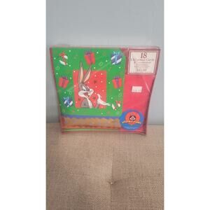 Vintage 1999 Looney Tunes Bugs Bunny Christmas Cards – Set of 18 – Cleo Inc –...